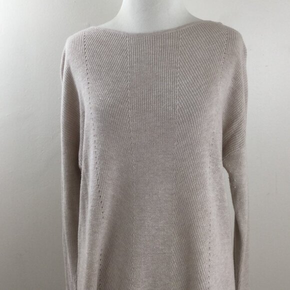 Talbots Beige Sweater Dress 1xp - Picture 3 of 9